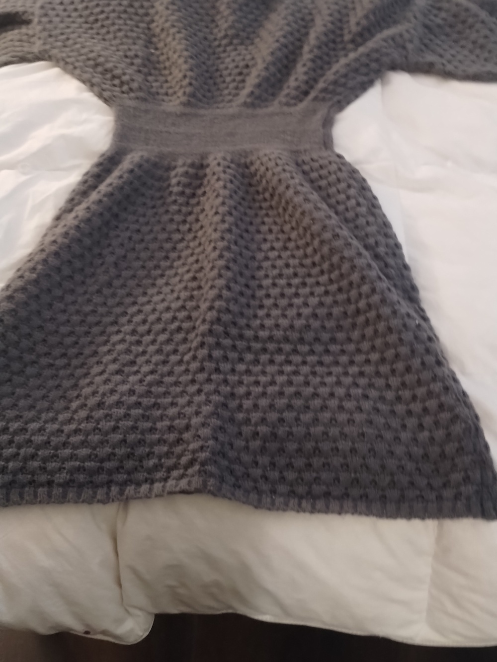 CUPSHE Long Sleeve Pullover Sweater Dress Coffee Connection